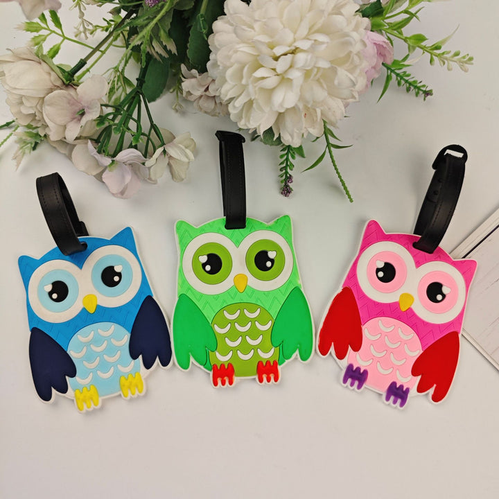 Unisex Lekfull Ugle Bagasjelapp Skanto