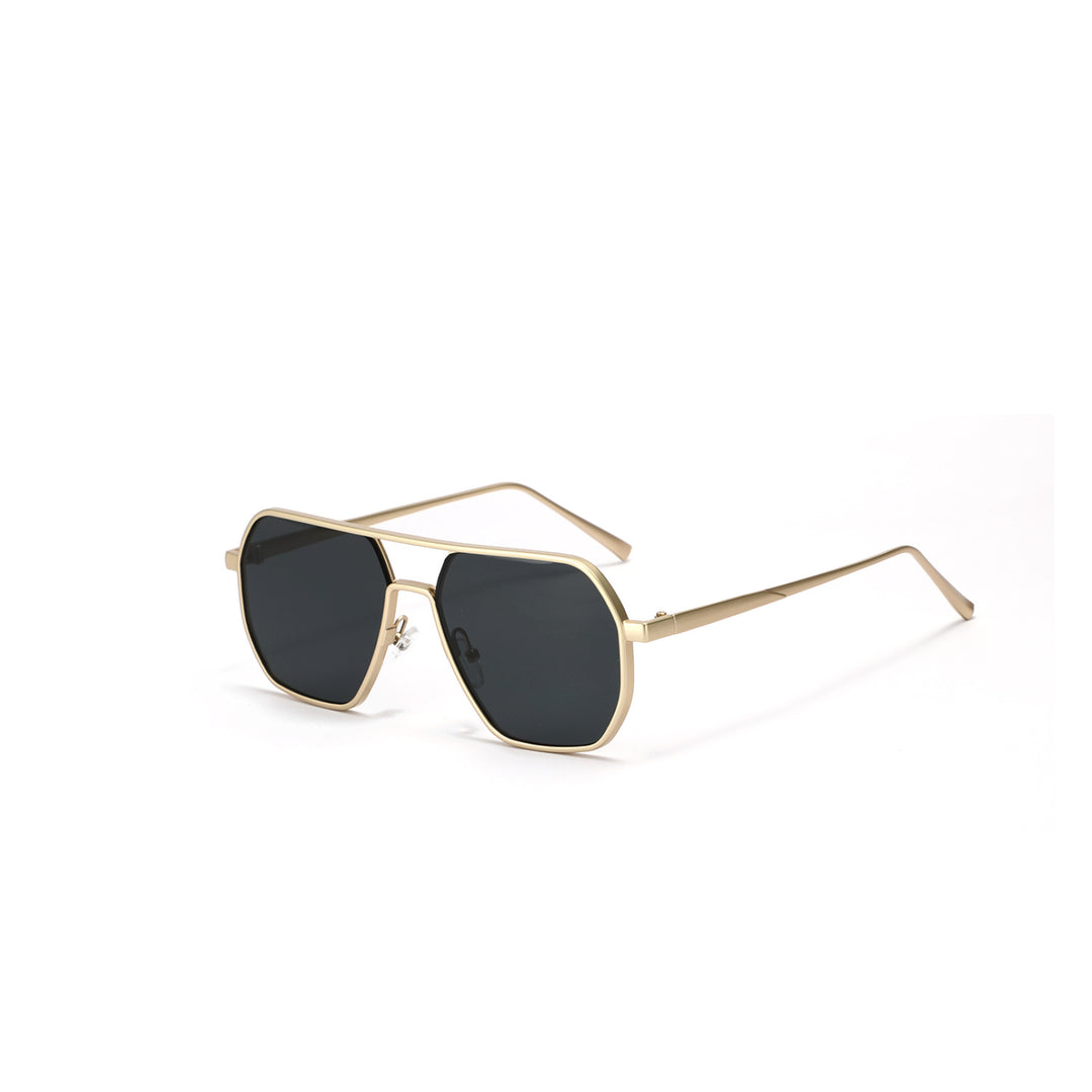 Dame moteriktig solbrille med elegant polygonal ramme Skanto