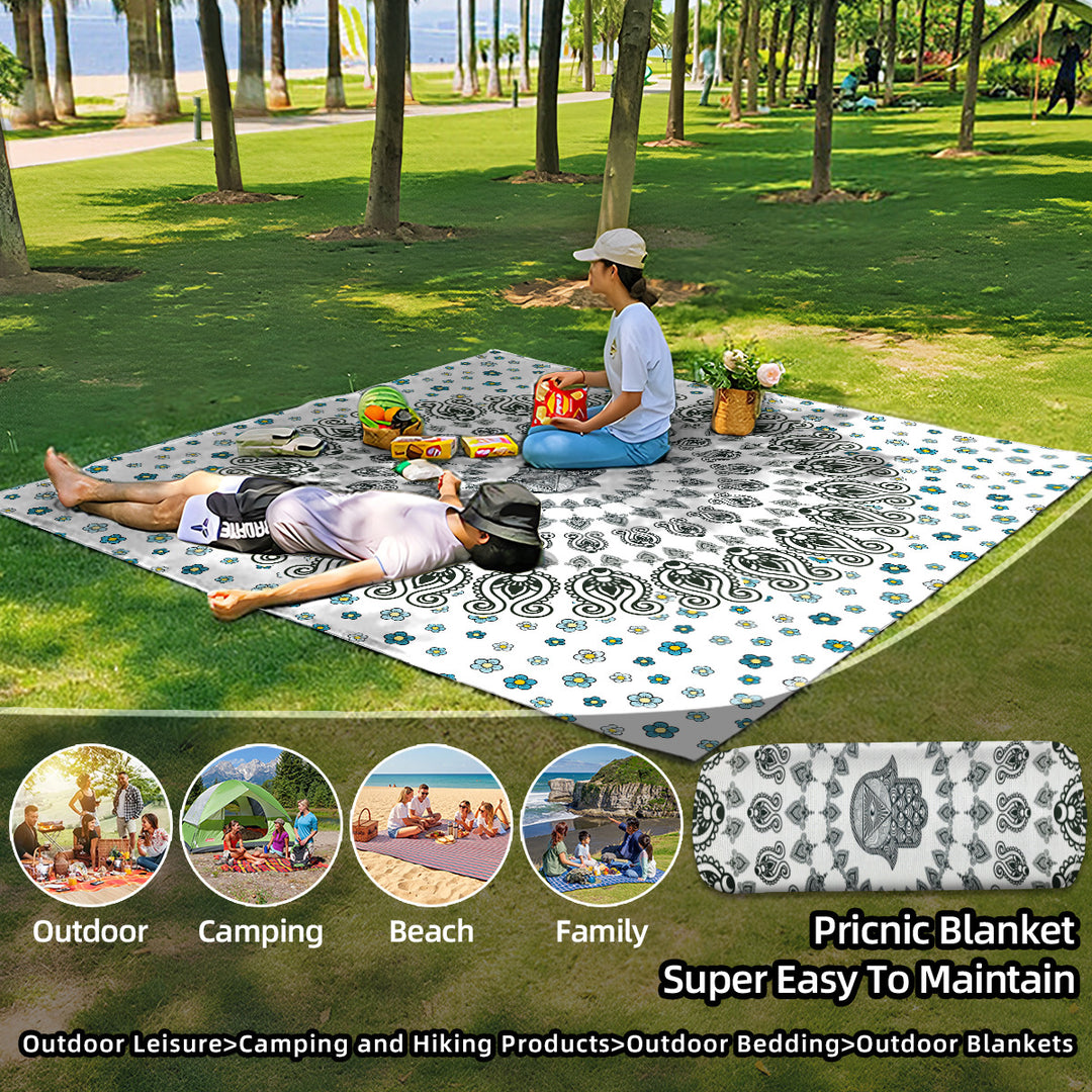 Mandala Design Strandmat Skanto