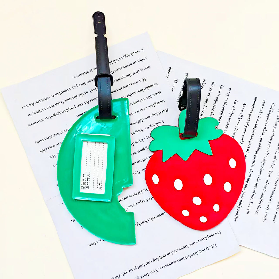 Unisex Strawberry Luggage Tag Skanto