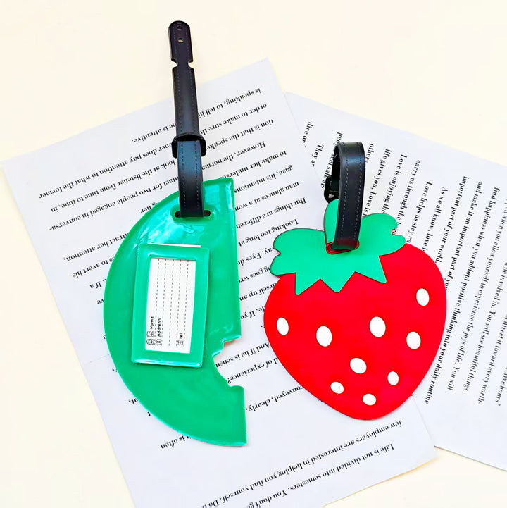 Unisex Strawberry Luggage Tag Skanto