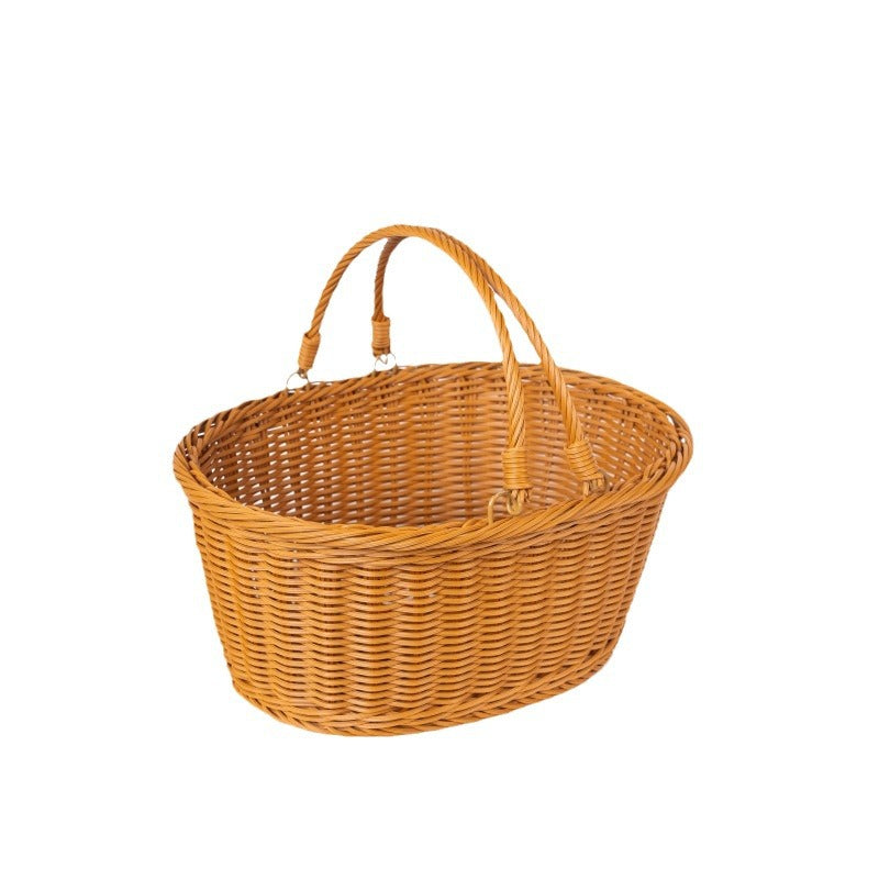 Dame Håndflettet Handlekurv Skanto