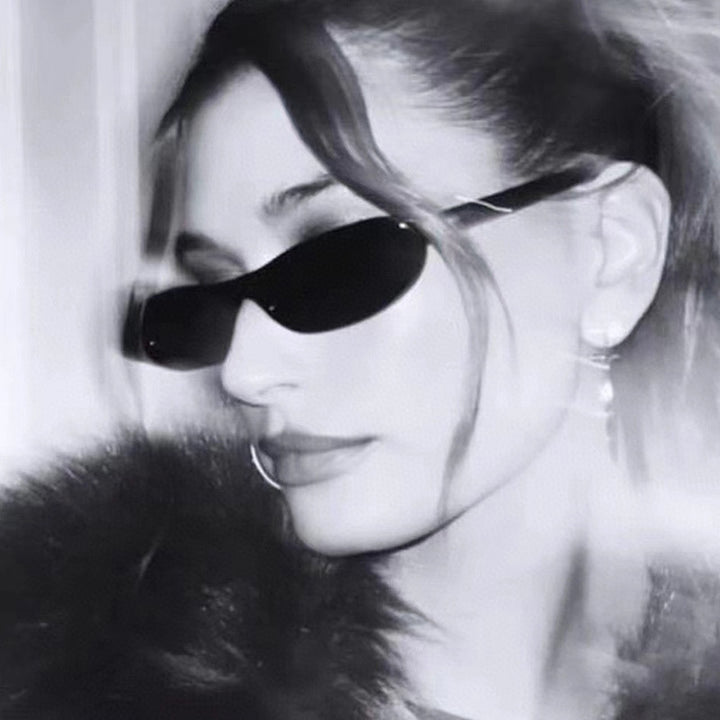 Dame moteriktig solbrille i elegant cat-eye stil Skanto