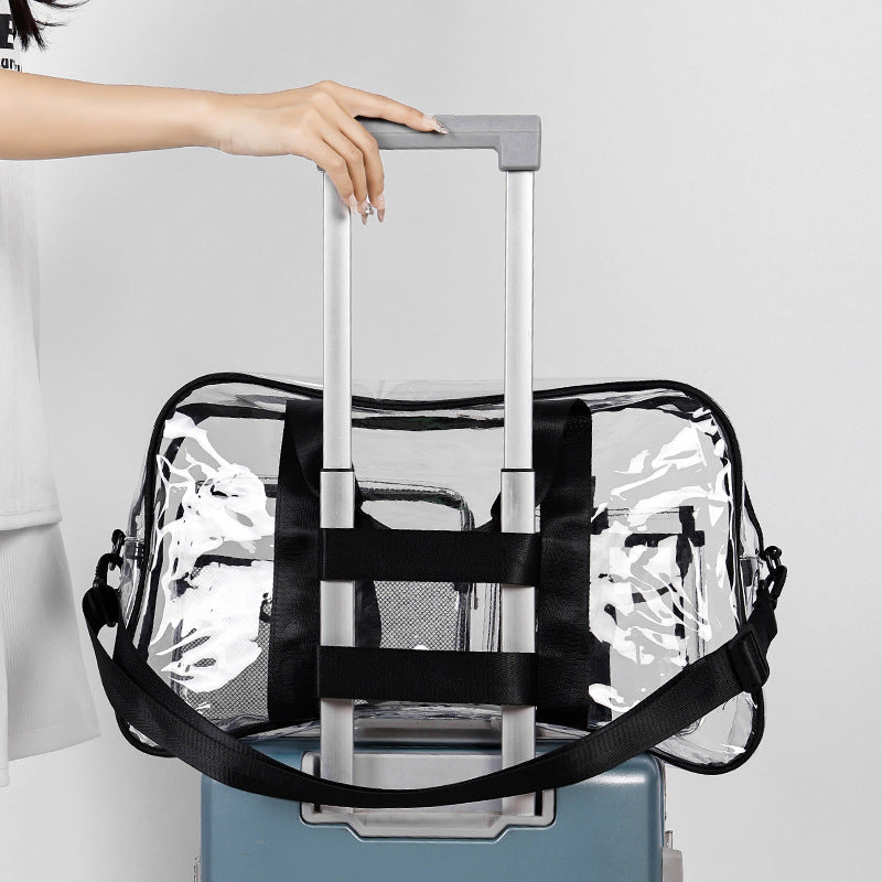 Gjennomsiktig sportbag med multifunksjonelle lommer Skanto