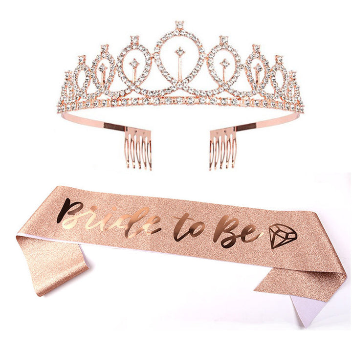 Dame Glitrende Tiara med elegant design Skanto