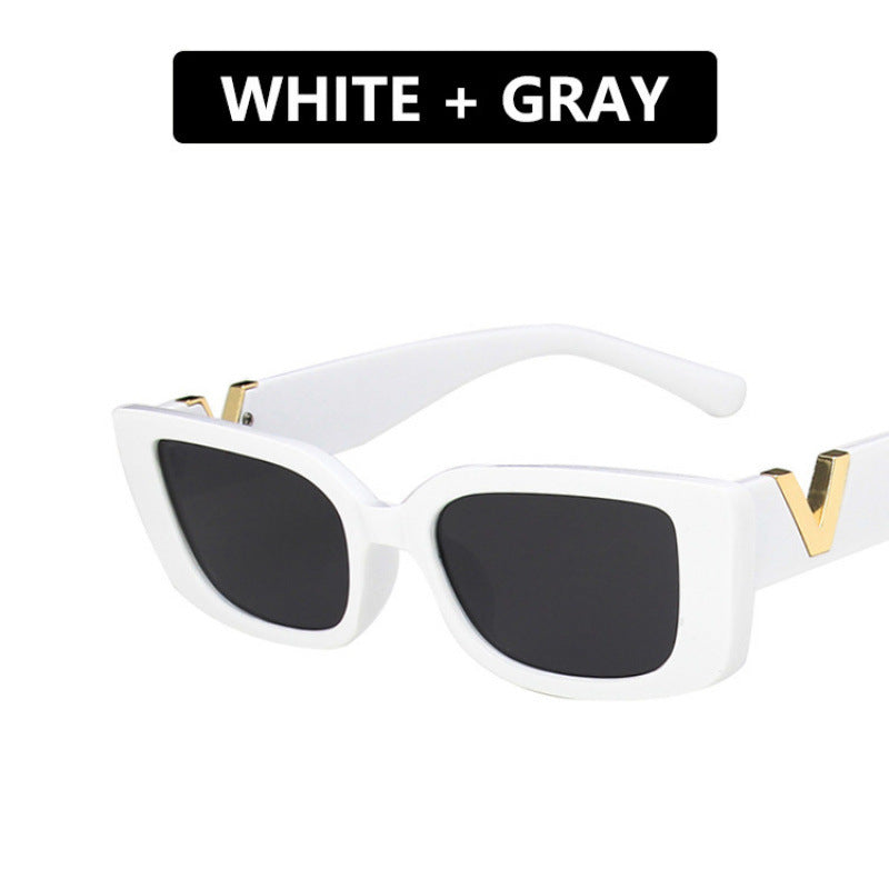 Dame elegant kuttet solbrille i moderne design Skanto