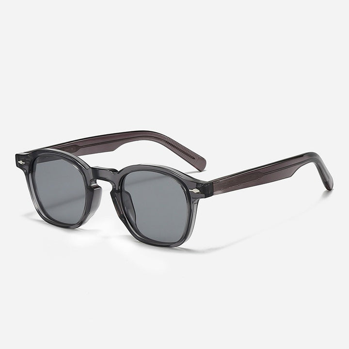 Dame designer solbrille med høykvalitets acetatrahm og UV-beskyttelse Skanto
