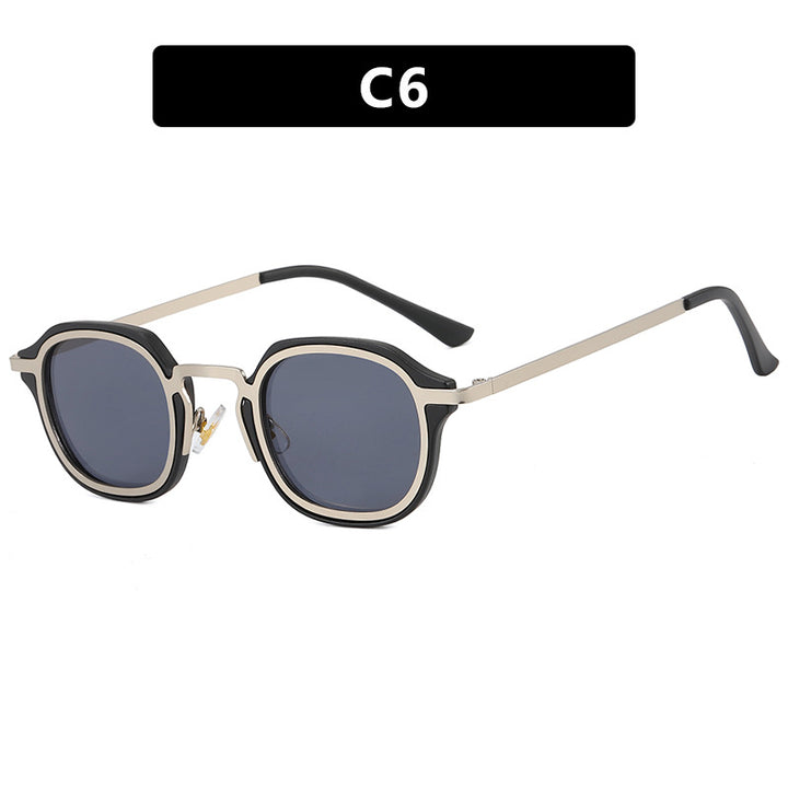 Dame firkantet solbrille med unikt design og UV-beskyttelse Skanto