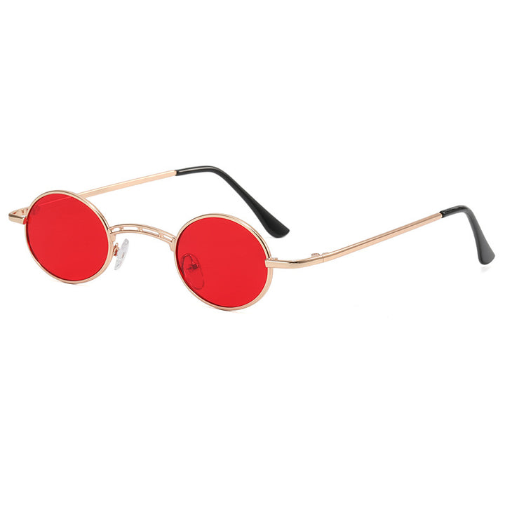 Dame rund fashion solbrille Skanto