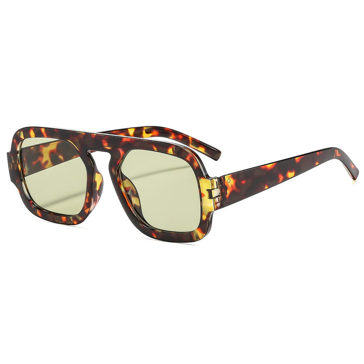 Men's Bold Retro-Inspired Square Sunglasses Skanto