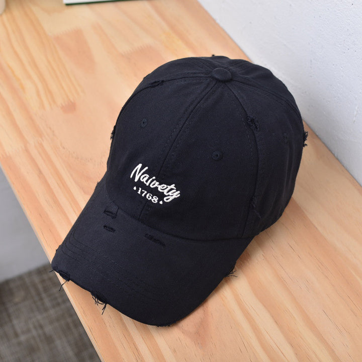 Herre Slitt Vintage Bomull Baseball Caps Skanto