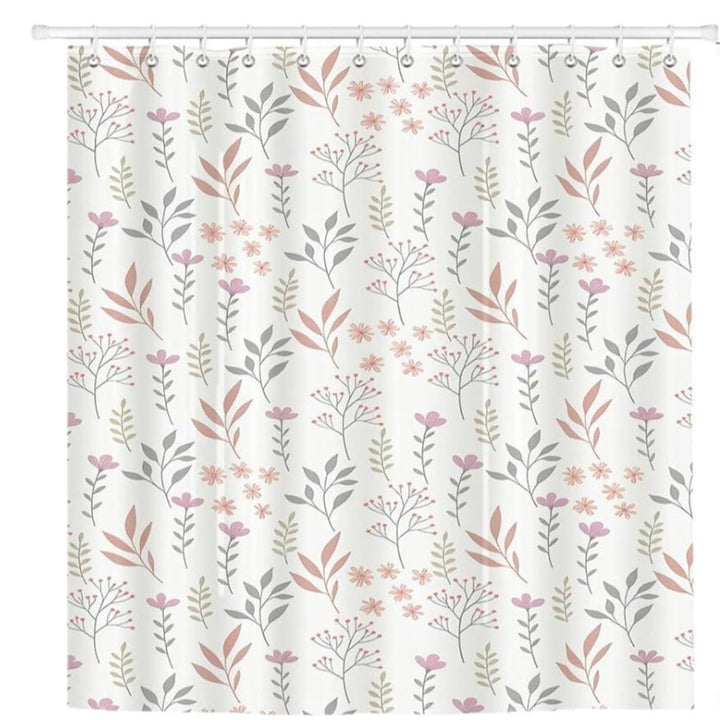 Blomstertrykk dusjkappe Skanto