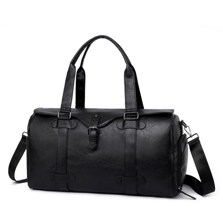 Elegant ekte lær duffelbag med allsidige bærealternativer Skanto