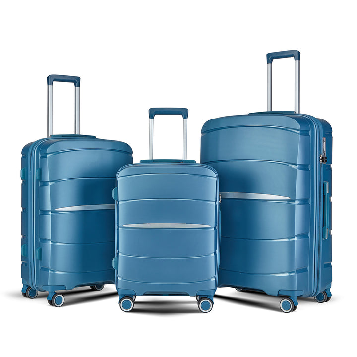 Unisex Premium Multi-Størrelse Hard Shell Koffert Sett Skanto