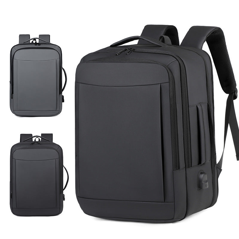 Multifunksjonell laptop-ryggsekk med lett, vannavvisende design Skanto