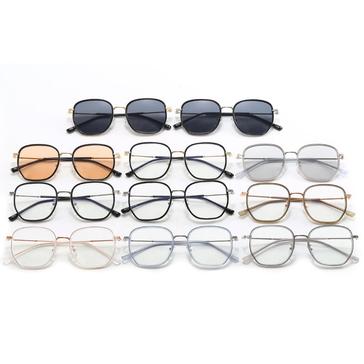 Dame geometrisk oversized solbrille Skanto