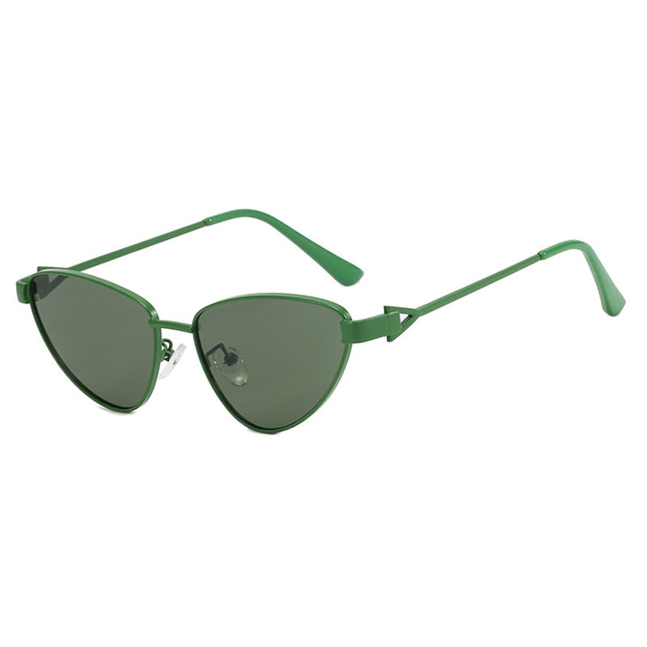 Dame Cat-Eye solbriller med elegant og fleksibel ramme Skanto