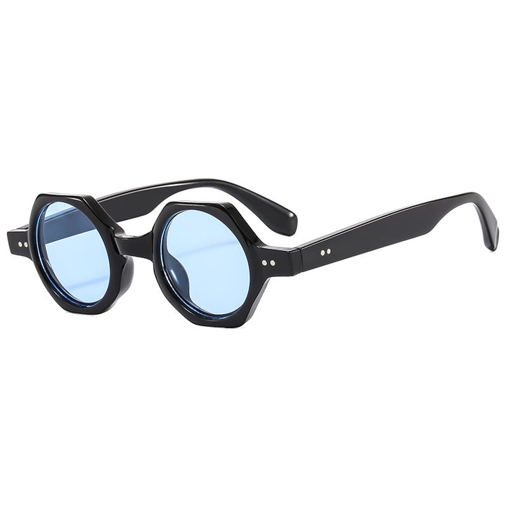Dame Geometrisk solbrille i iøynefallende design Skanto