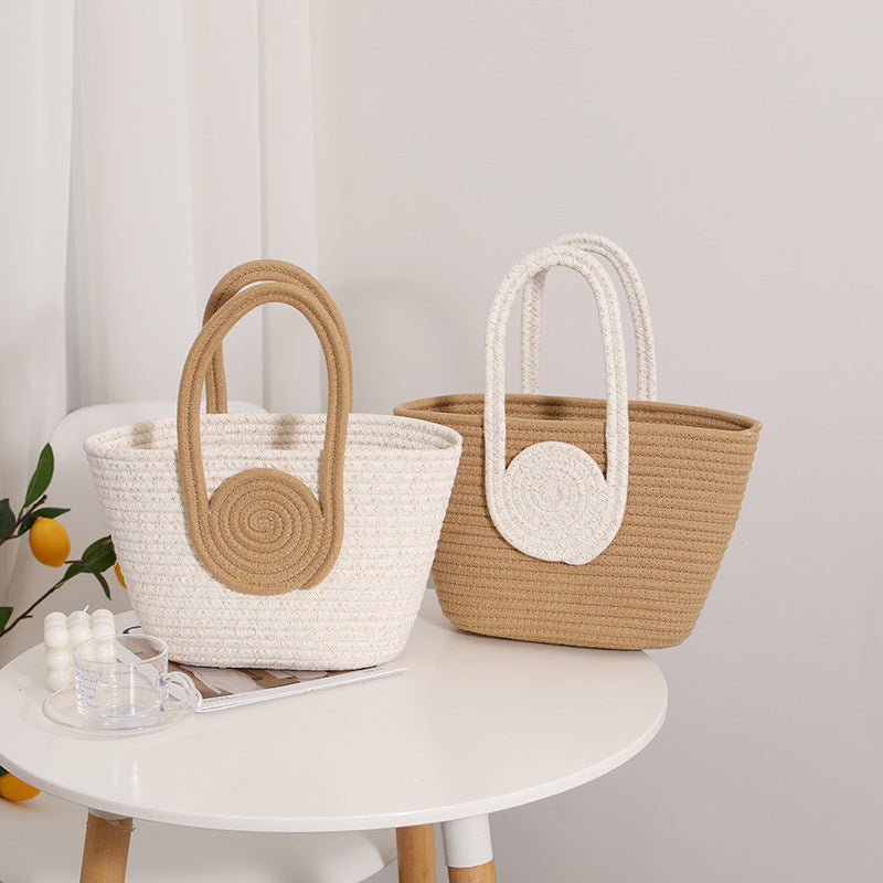 Dekorativ naturfiber veske Skanto