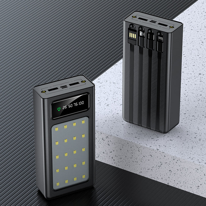 Multifunksjonell Powerbank med LED-skjerm Skanto