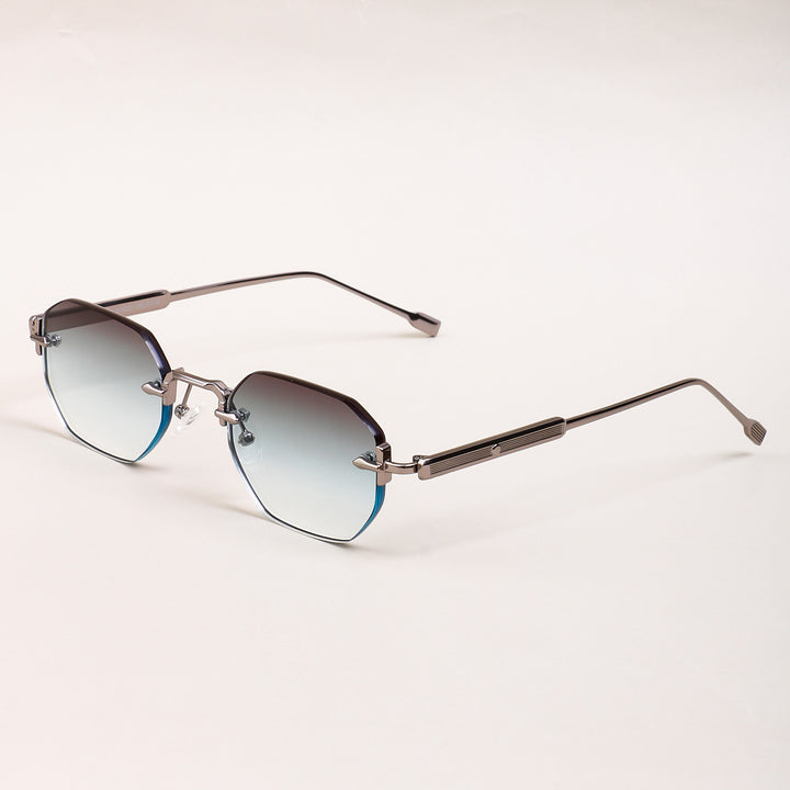 Dame solbrille med elegant åttkantet ramme og komfortable nesepads Skanto