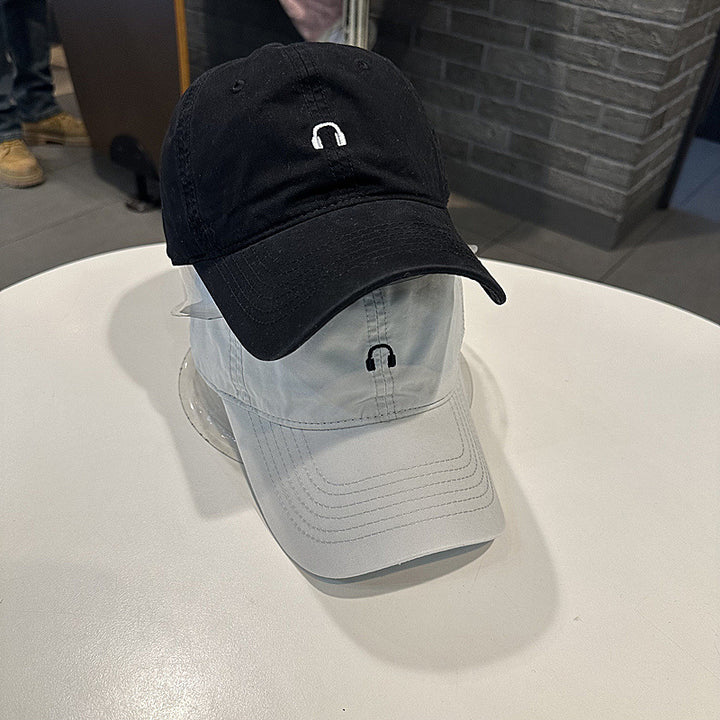 Unisex bomull twill caps med unik musikk emblem Skanto
