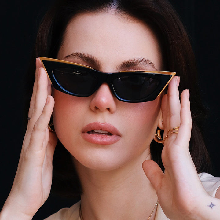 Damer ekstravagant Cat-Eye solbrille Skanto