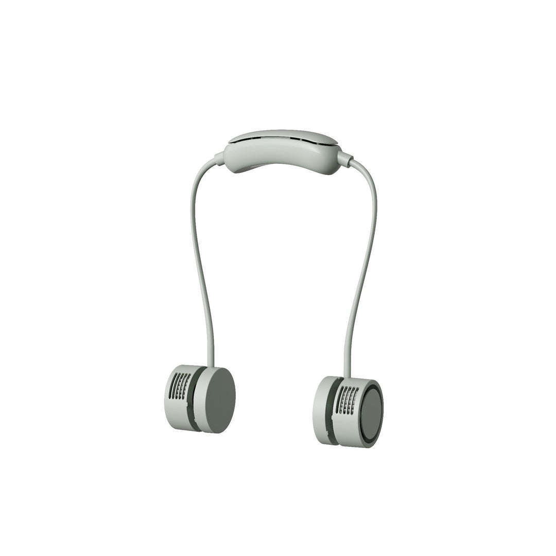 Unisex nan oppladbar nakkevifte med doble minivifter Skanto