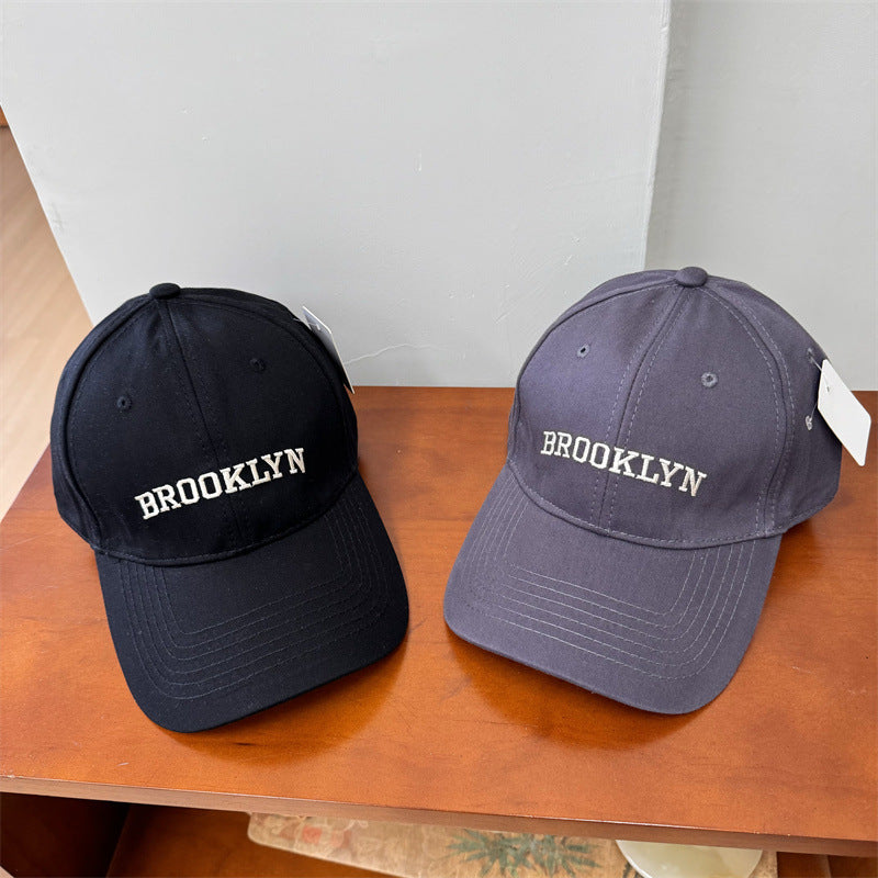 Herre Casual Brodert Bomull Baseball Caps Skanto