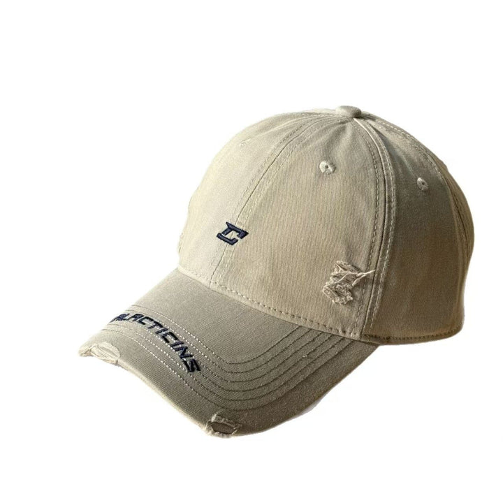 Herre Slitt Denim Baseball Caps Skanto