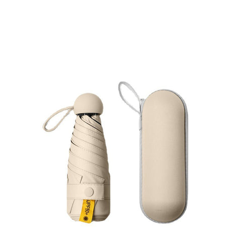 Damer kompakt sammenleggbart regnparaply med innovativ design Skanto