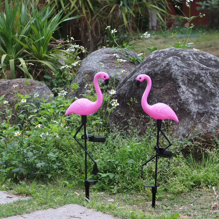Artikulerte Flamingo Hagestake LED Akzentlys Med Justerbar Arm Skanto