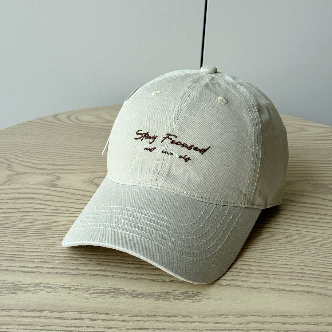 Herre Casual Bomull Brodert Caps Skanto
