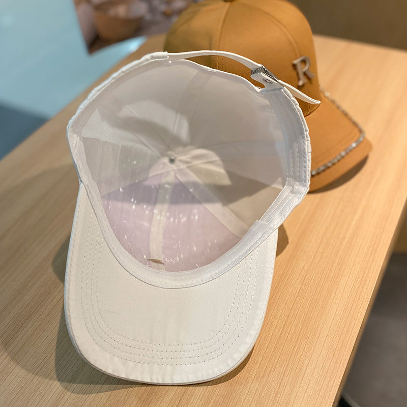 Kvinnelige Spiked Rhinestone Baseball Cap Skanto