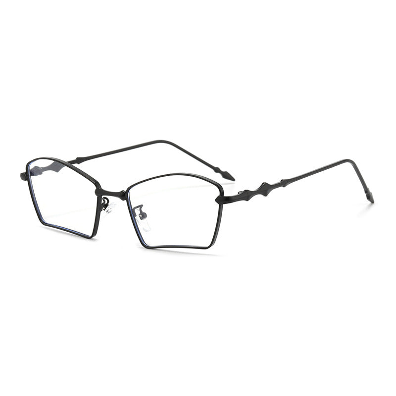 Dame trendy solbriller med geometrisk ramme og gradientlinser Skanto
