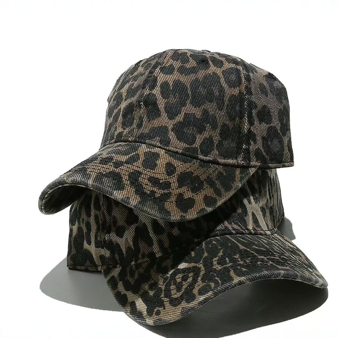 Kvinnenes stilige dyreprint baseball cap Skanto