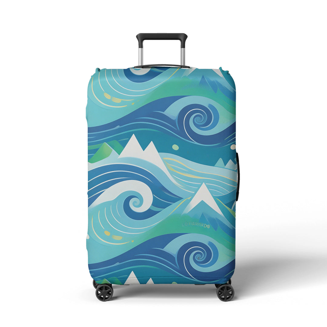 Dame koffertrekk med moderne grafisk design Skanto