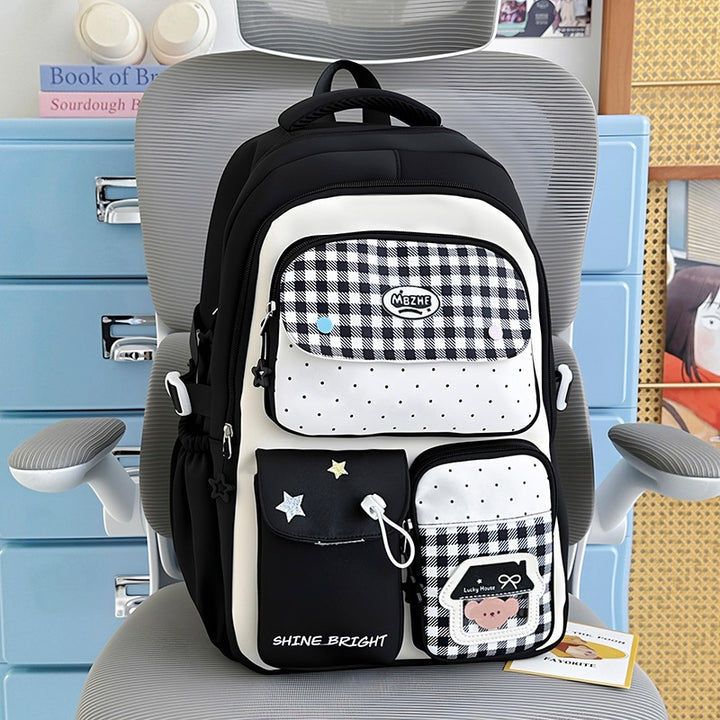 Multifunksjonell Søt Karakter Skole Ryggsekk