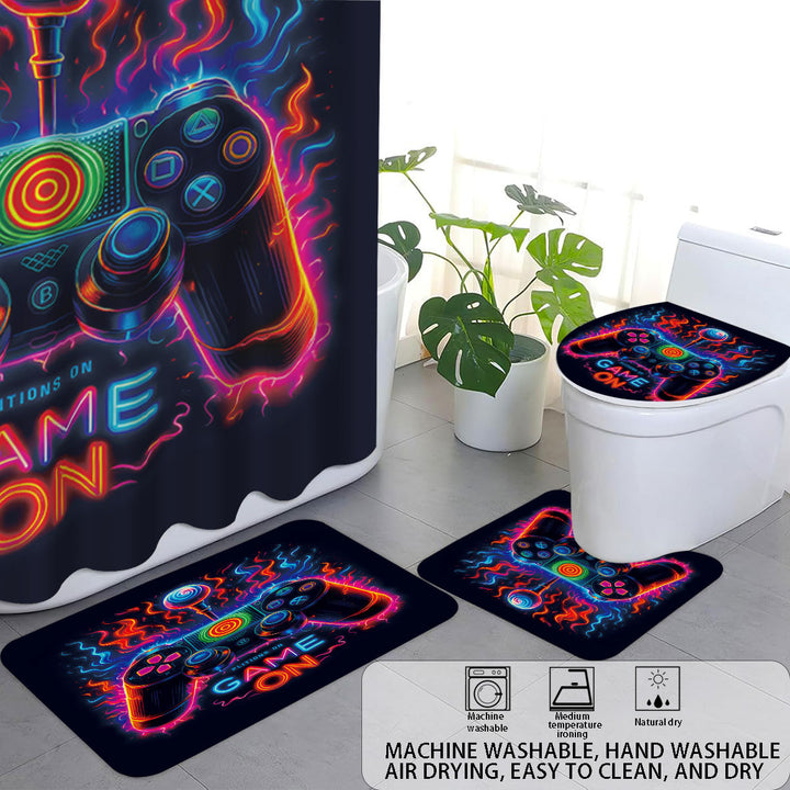 Digital Dragonfly-Themed Bathroom Set Skanto