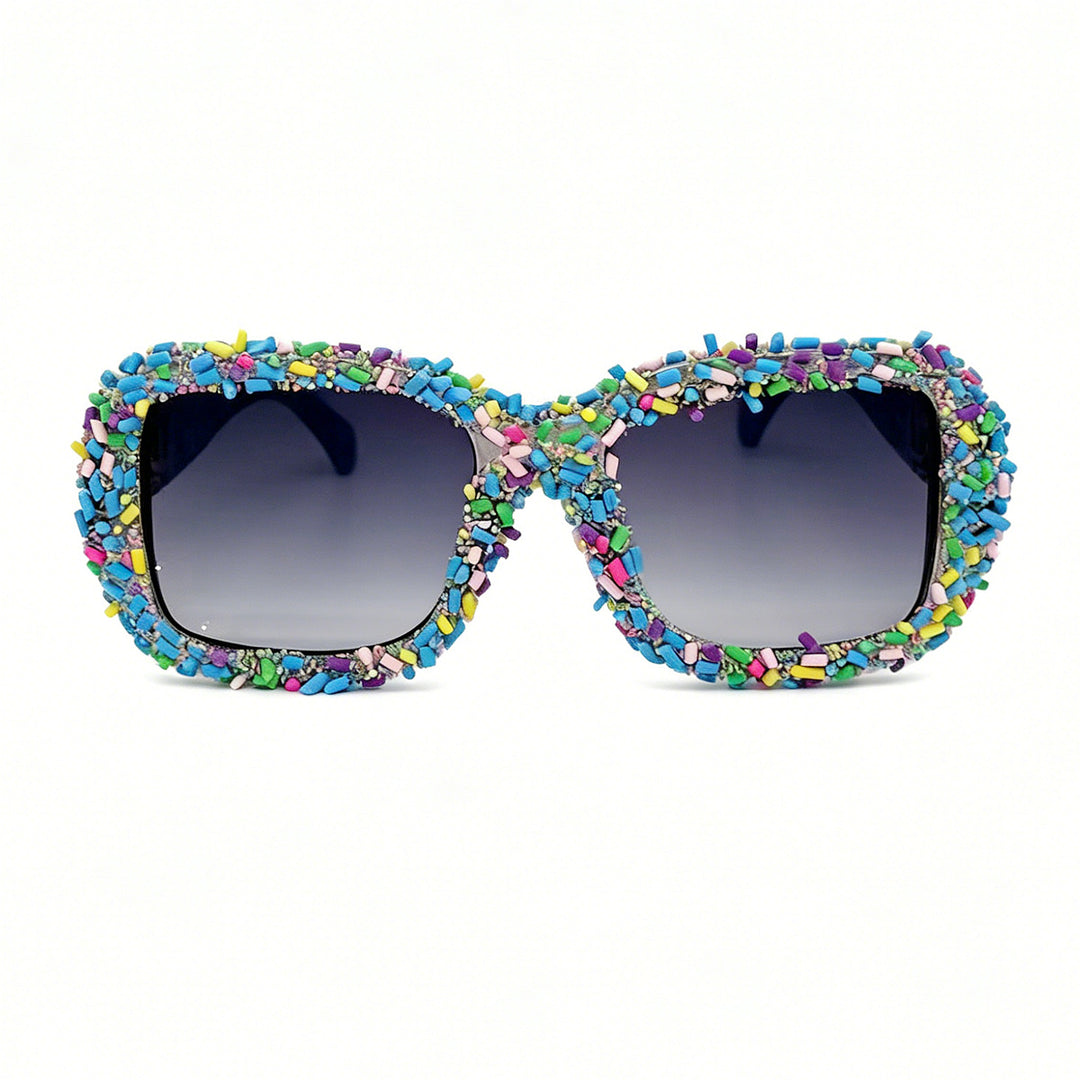 Dame solbrille med kreativ godtepryd Skanto