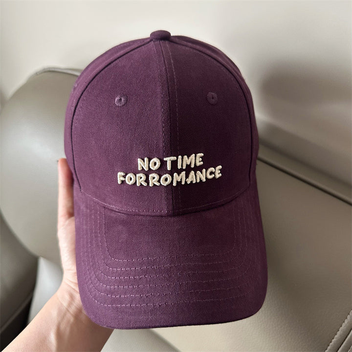 Kvinnens Casual Cap med Motiverende Broderi Skanto