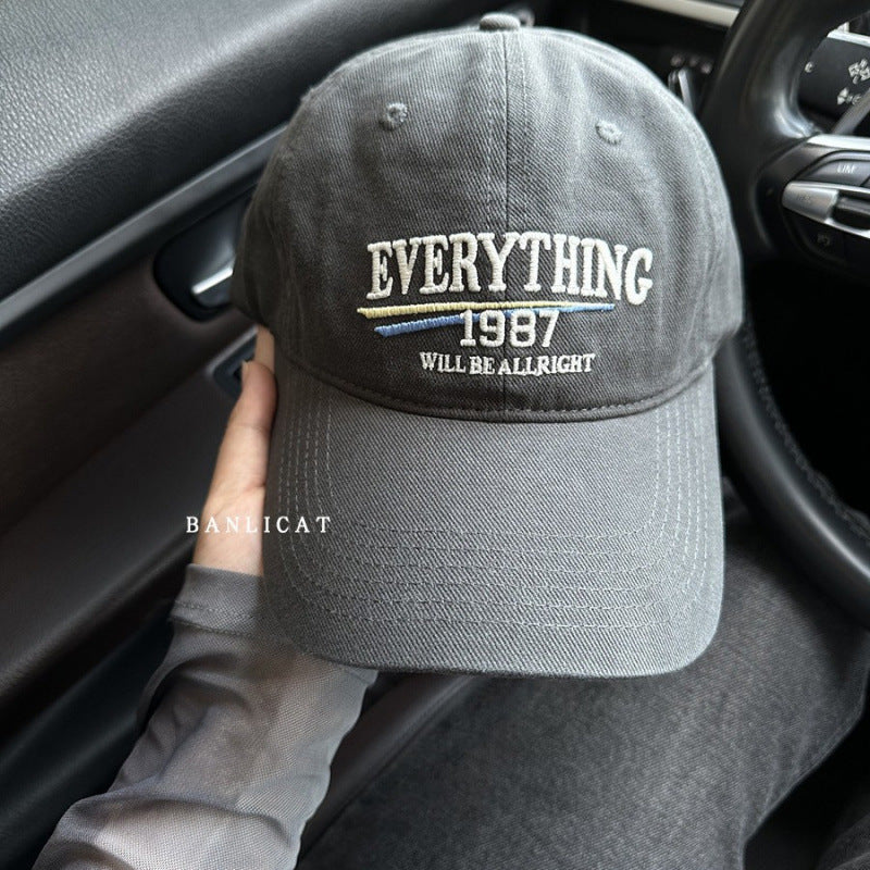 Herre Casual Brodert Uttal Baseball Cap Skanto