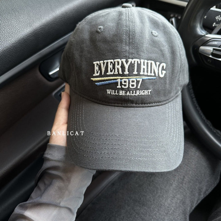 Herre Casual Brodert Uttal Baseball Cap Skanto