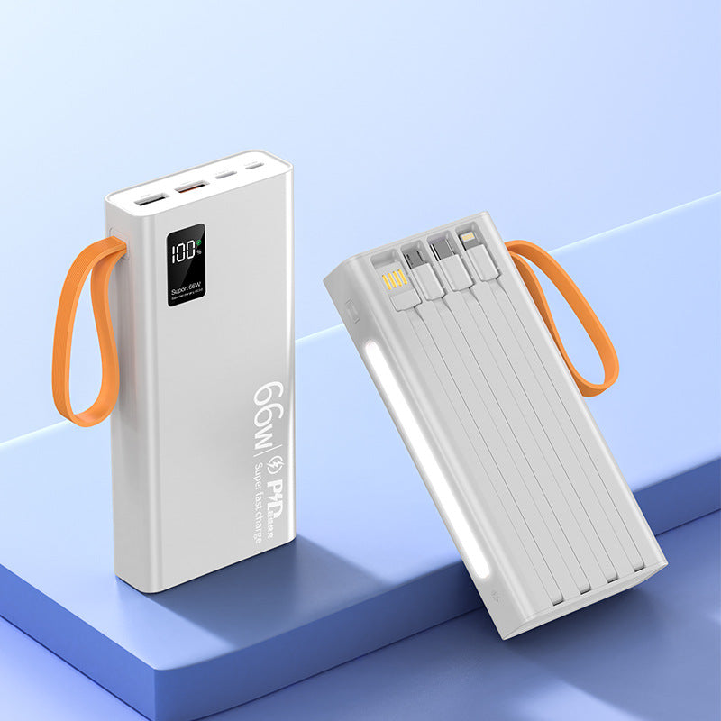 Høyytelses Powerbank med digitalt display Skanto