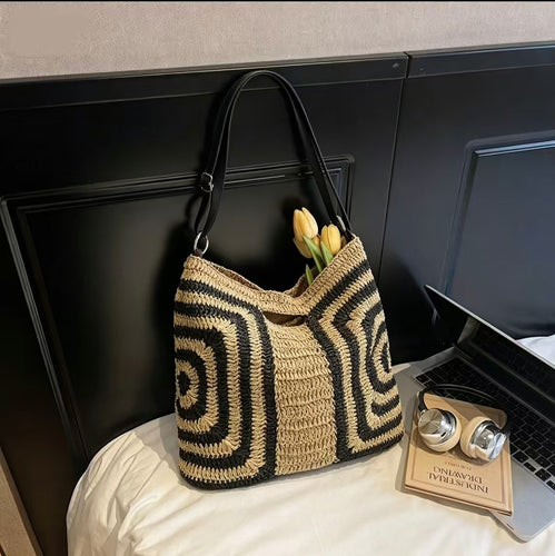 Håndveske med Moderne Geometrisk Design Skanto