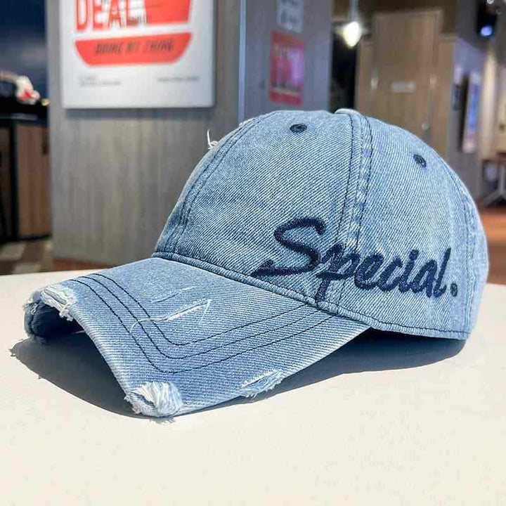 Unisex Slittet K bomull Far Cap Skanto
