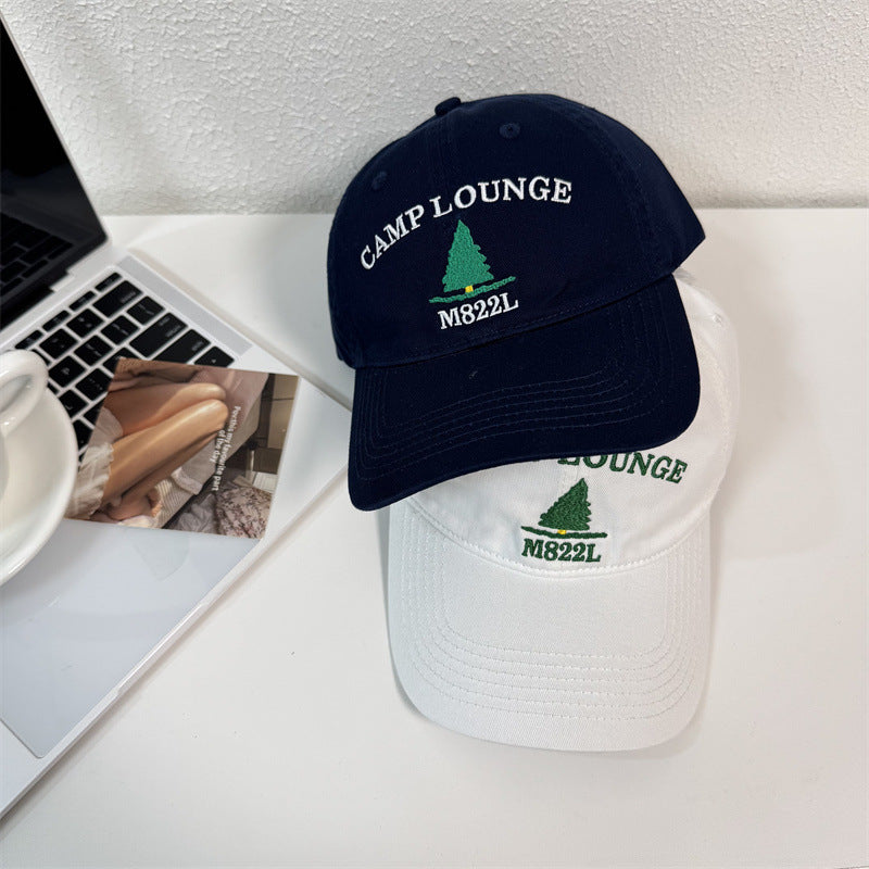 Herre Broderte Camp Logo Baseball Cap Skanto