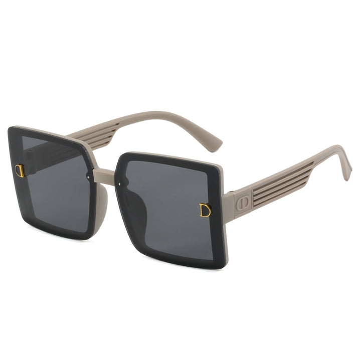 Dame firkantet solbrille med ergonomisk ramme og UV-beskyttelse Skanto