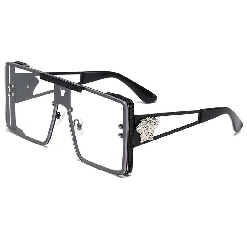 Dame oversized luksuriøs solbrille med filigran designelement Skanto