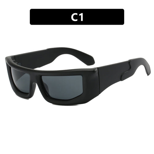 Dame sporty solbriller med bred ramme og polariserte glass Skanto